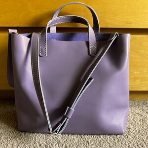 Portland Leather Medium Crossbody Tote